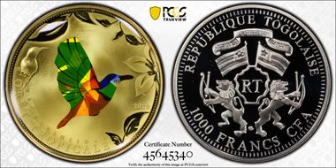 2010 1000 Fr Green Sunbird PR70DCAM