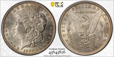 1884-O $1 MS62