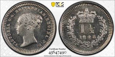 1843 1 1/2D S-3915 MS64