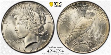 1928 $1 MS64