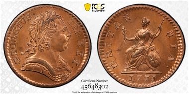 1771 1/4D S-3775 1st 7/1 Reverse C MS65RD