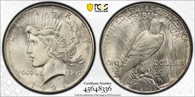1926-D $1 MS62