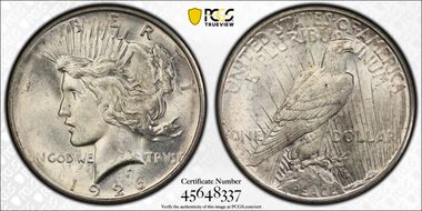 1926-D $1 MS62