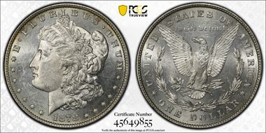 1878 8TF $1 MS61