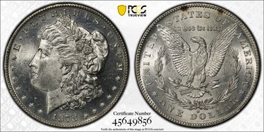 1878-S $1 MS61