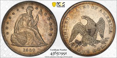 1840 $1 XF45