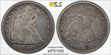 1868 $1 N1