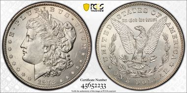 1878 7/8TF $1 Strong MS61