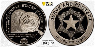 2021-S 50C Nat'l Law Enforcement Mem. PR69DCAM