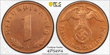 1936-A Pfg J-361 MS65RB