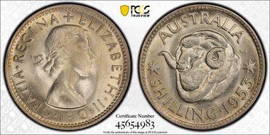 1953(m) Shil MS66