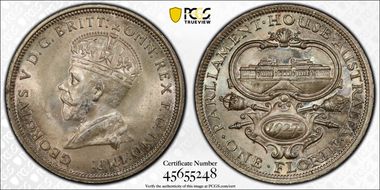 1927(m) Florin Canberra  KM-31 MS64
