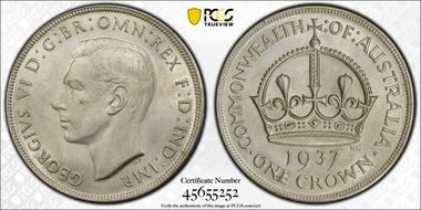 1937 Crown KM-34  Ag MS64