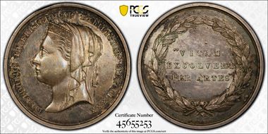 1880 Medal Melbourne Exhibition Ag SP62