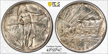 1926-S 50C Oregon MS65