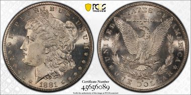 1881-S $1 MS63