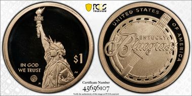 2022-S $1 American Innovation KY Bluegrass Music First Strike PR69DCAM