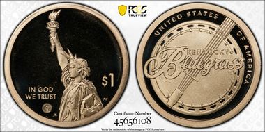 2022-S $1 American Innovation KY Bluegrass Music First Strike PR69DCAM