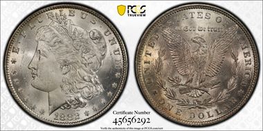1882 $1 MS64