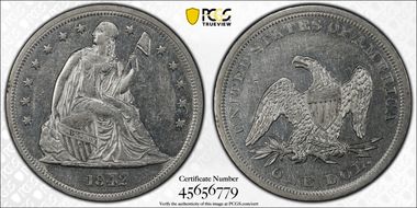 1842 $1 AU50