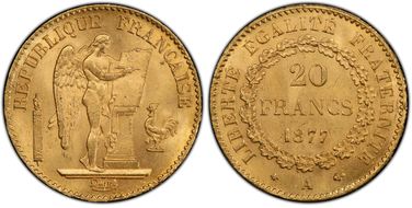 1877-A 20 Fr Gad-1063 F-533 MS64