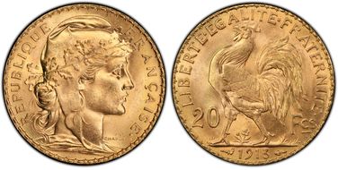 1913 20 Fr Gad-1064a F-535 Refrappe MS65