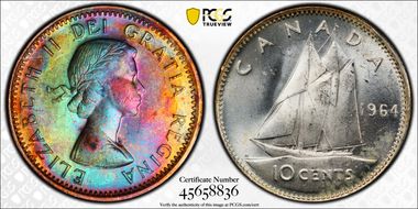 1964 10C MS65