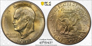 1971 $1 MS64