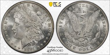 1881-CC $1 MS64+