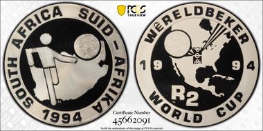 1994 2 Rand World Cup Soccer PR69DCAM