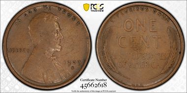 1909-S VDB 1C VF30BN