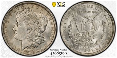1891 $1 MS63