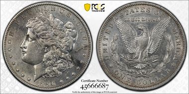 1896-O $1 XF45