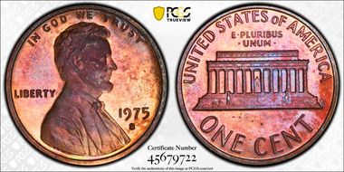 1975-S 1C PR66BN