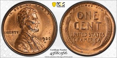 1920-D 1C MS64RD