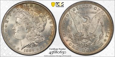 1884-O $1 MS66