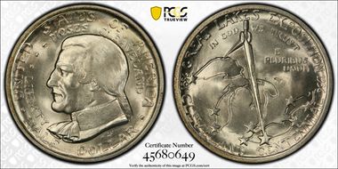 1936 50C Cleveland MS66