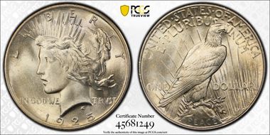 1925 $1 MS64
