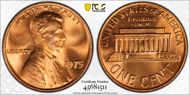 1975 1C MS66RD
