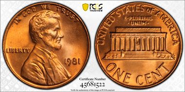 1981 1C MS66RD