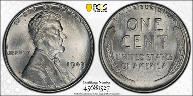 1943 1C MS65