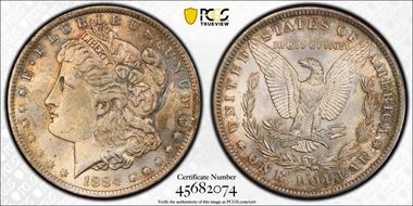 1884-O $1 MS65