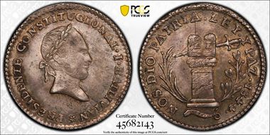 1844 Potosi (Sol) Burnett-26.1 Fon-9536 MS62
