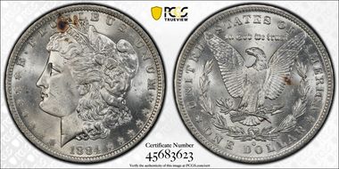 1884-O $1 MS64