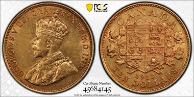 1912 $10 AU55