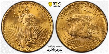 1928 $20 MS66+ 