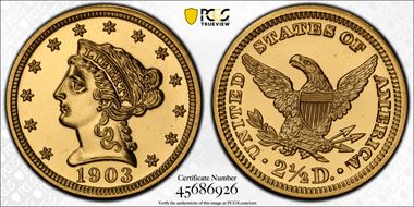 1903 $2.50 PR66