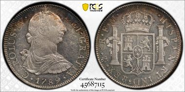 1789-Mo FM 8 R Calico-950 CAROLUS IV MS62