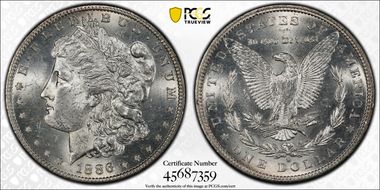 1886-S $1 MS62
