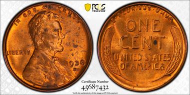 1938-S/S 1C RPM, FS-501 MS64RD